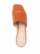 Rodo scalloped leather mules