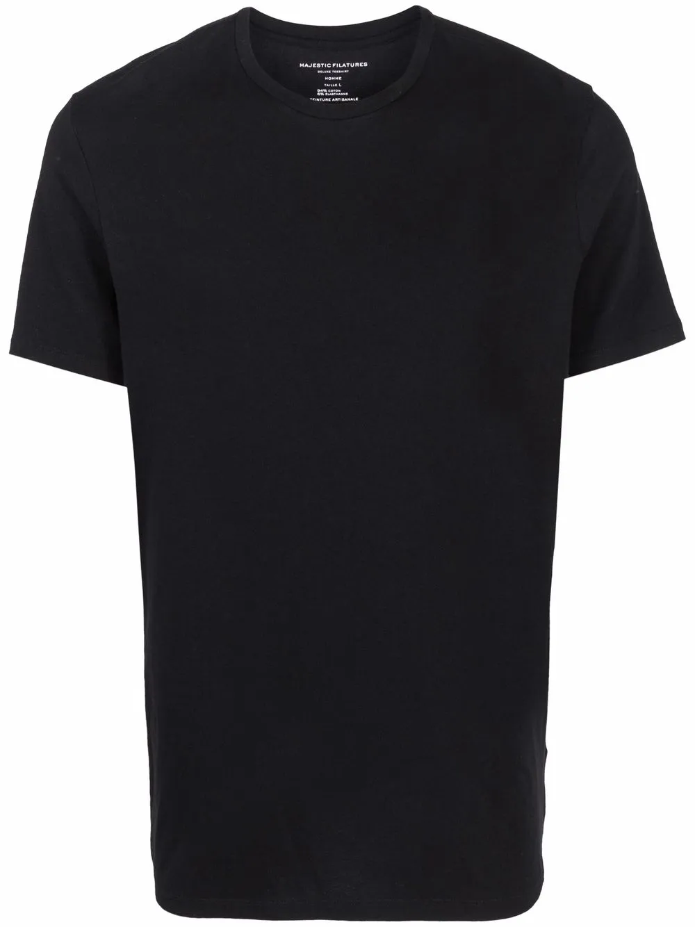 

Majestic Filatures playera Harold con manga corta - Negro