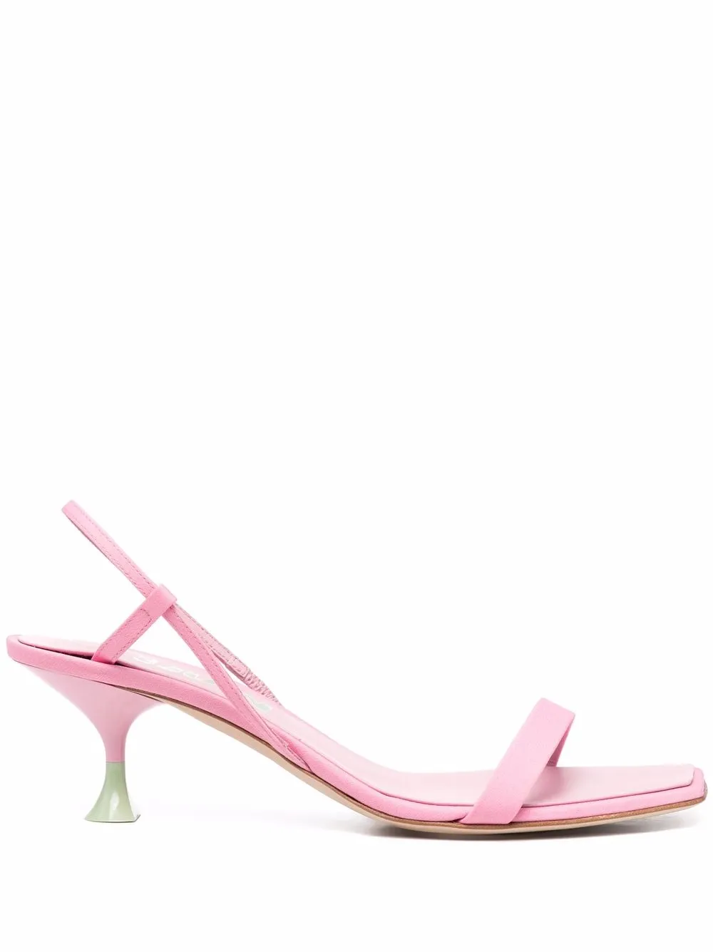 

3juin Capri sculpted-heel sandals - Pink