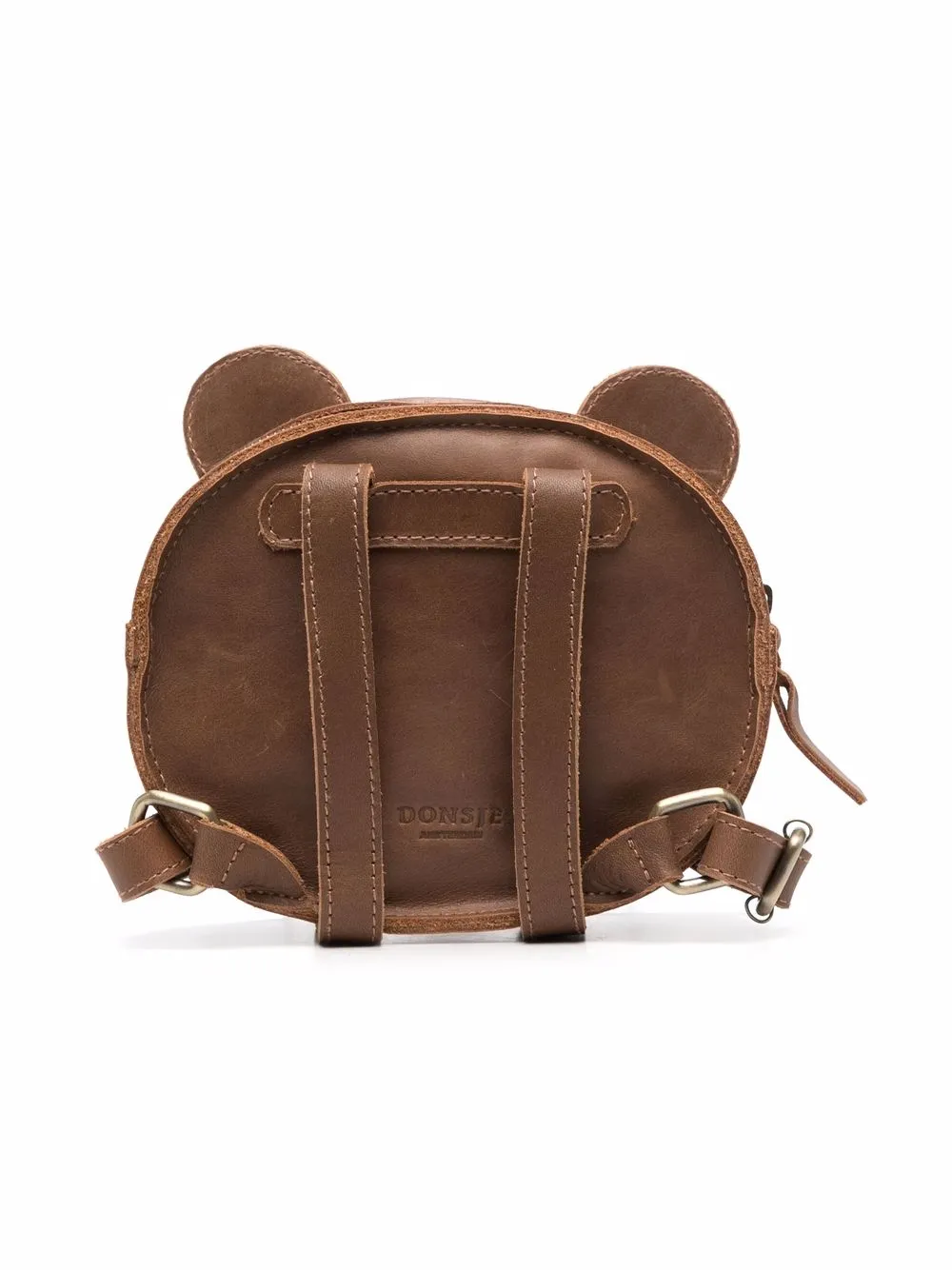  Donsje Schultertasche Mit Ohrenapplikation   Braun 