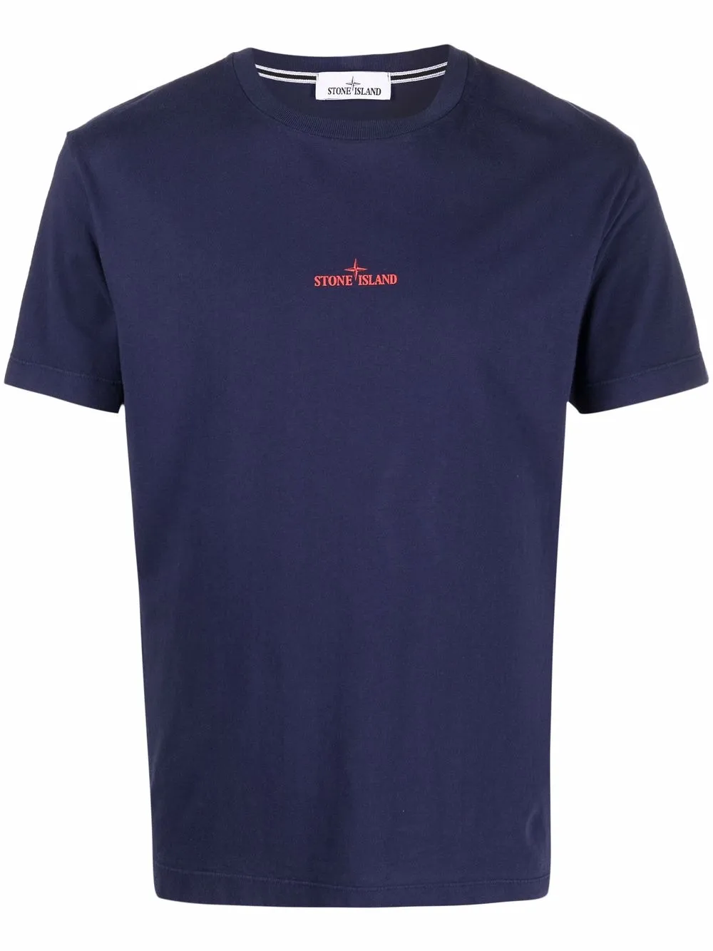 

Stone Island playera con logo estampado - Azul