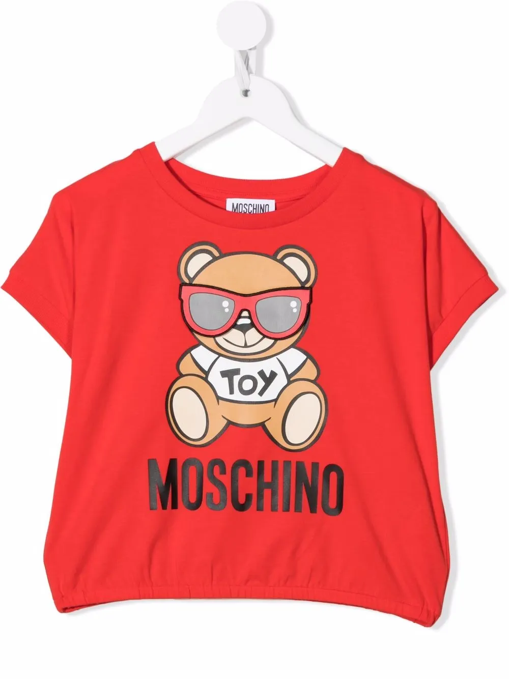 

Moschino Kids playera con motivo Teddy Bear - Rojo