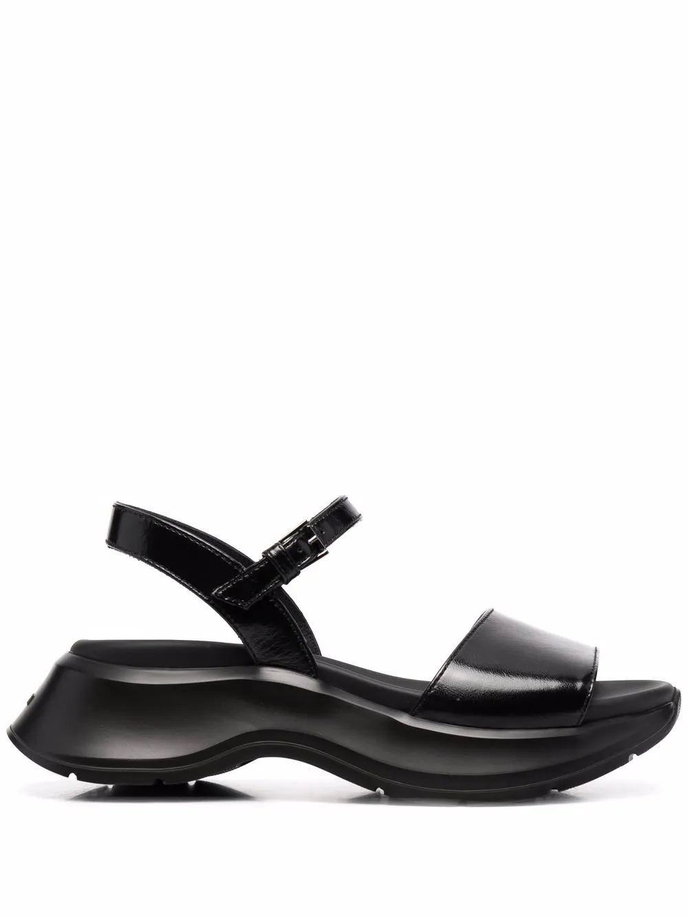 

Hogan sandalias H585 con suela gruesa - Negro