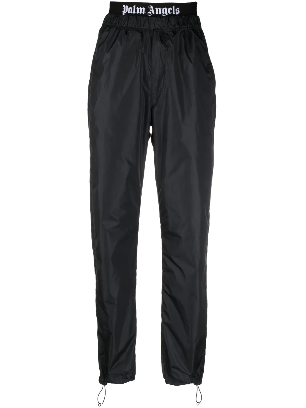 

Palm Angels logo waistband high-rise track pants - Black