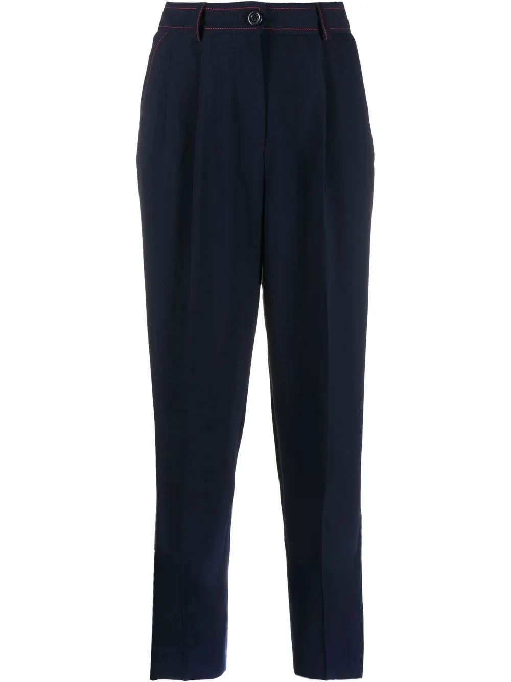 

See by Chloé tapered cropped trousers - Blue