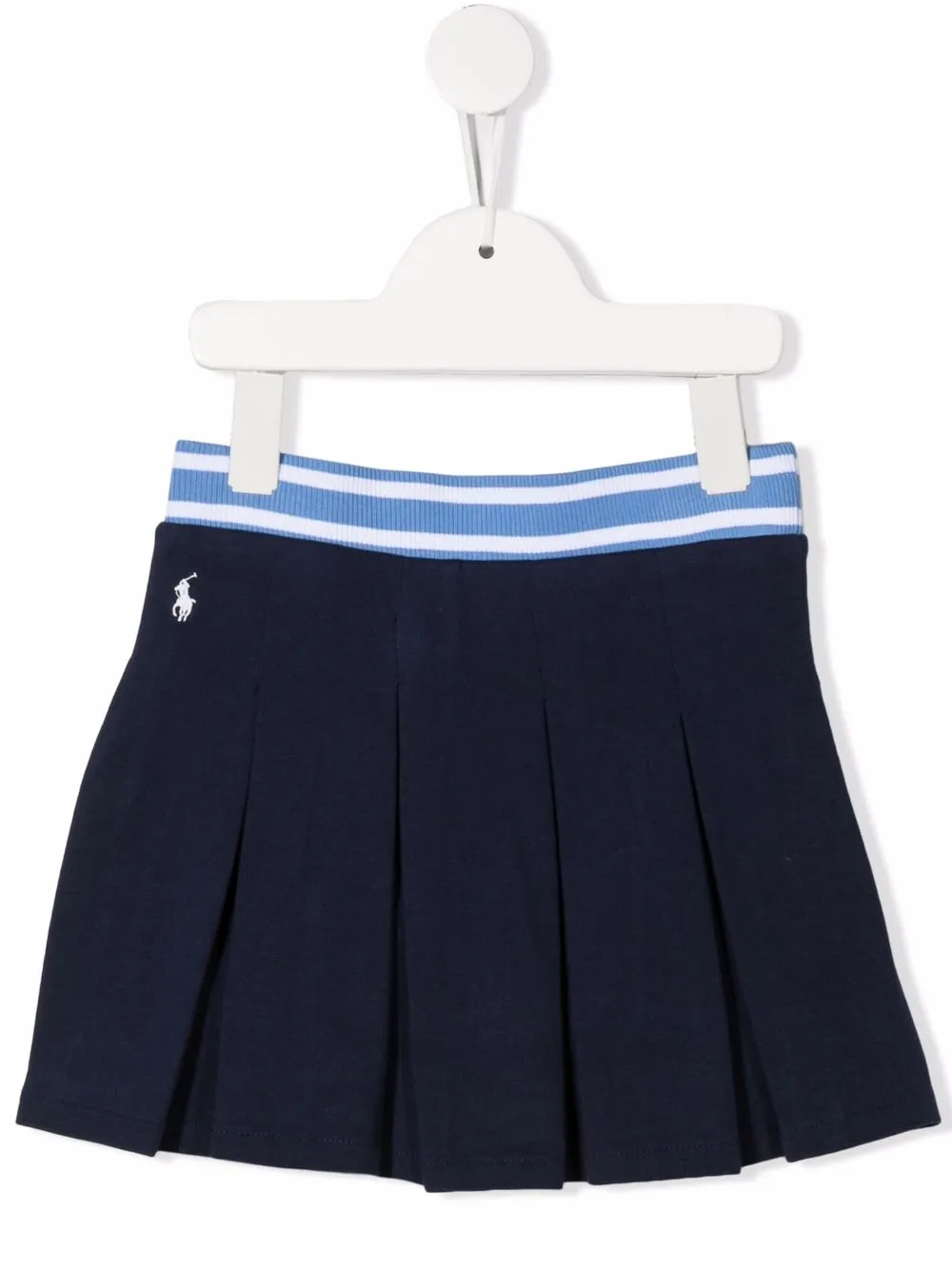 

Ralph Lauren Kids Polo Pony logo-waist skirt - Blue