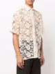 Tokyo James lace-detail short-sleeved shirt