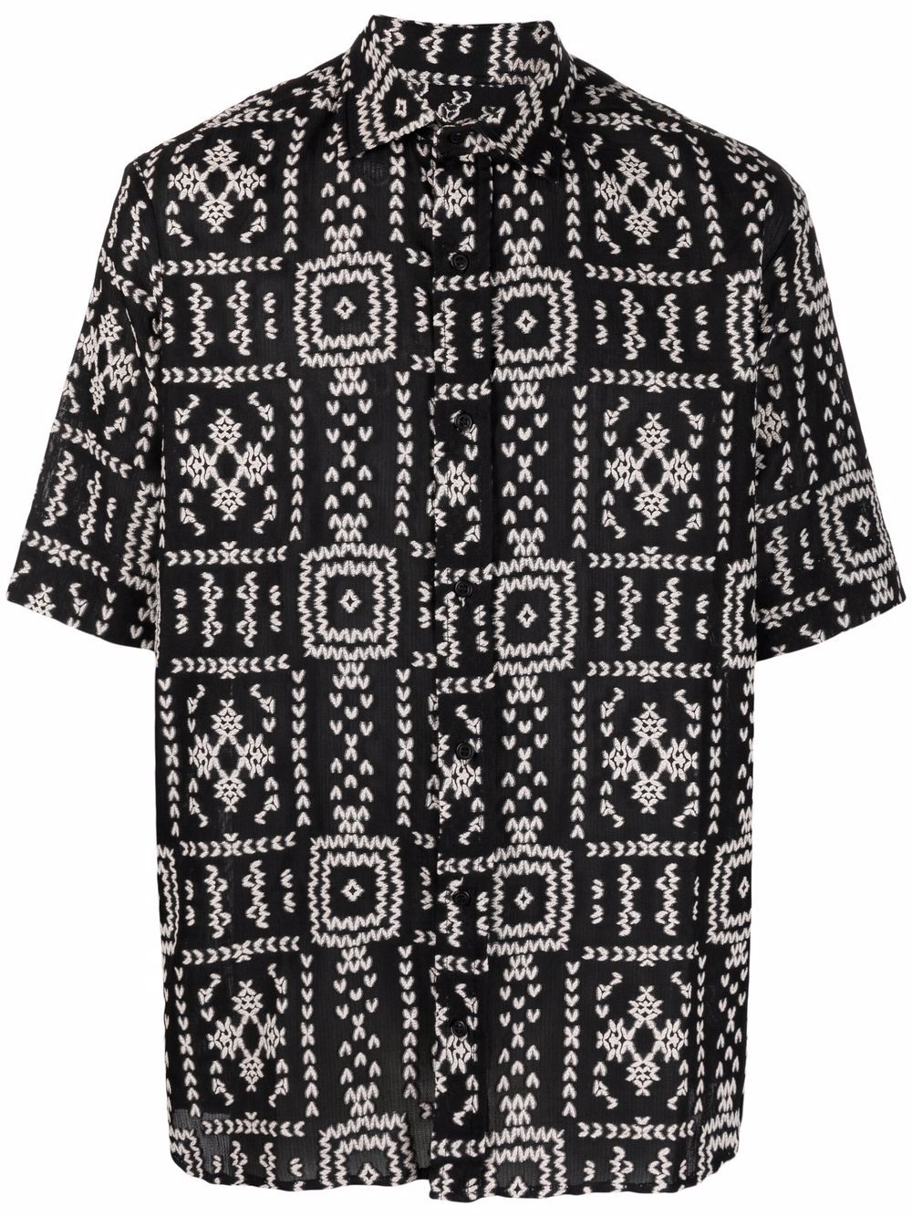 фото Tokyo james patterned short-sleeved shirt