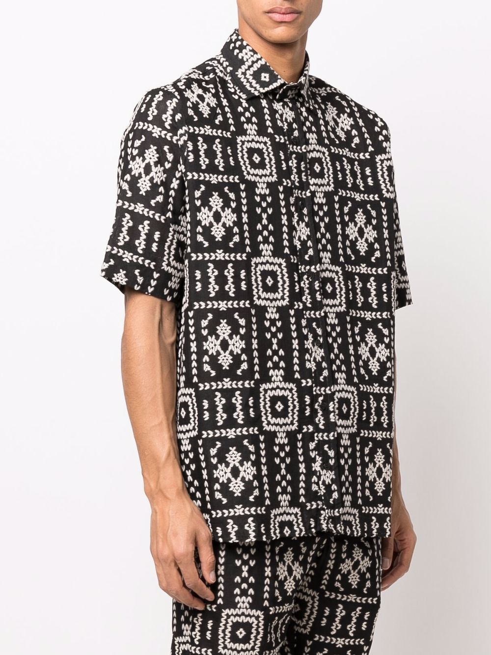 фото Tokyo james patterned short-sleeved shirt