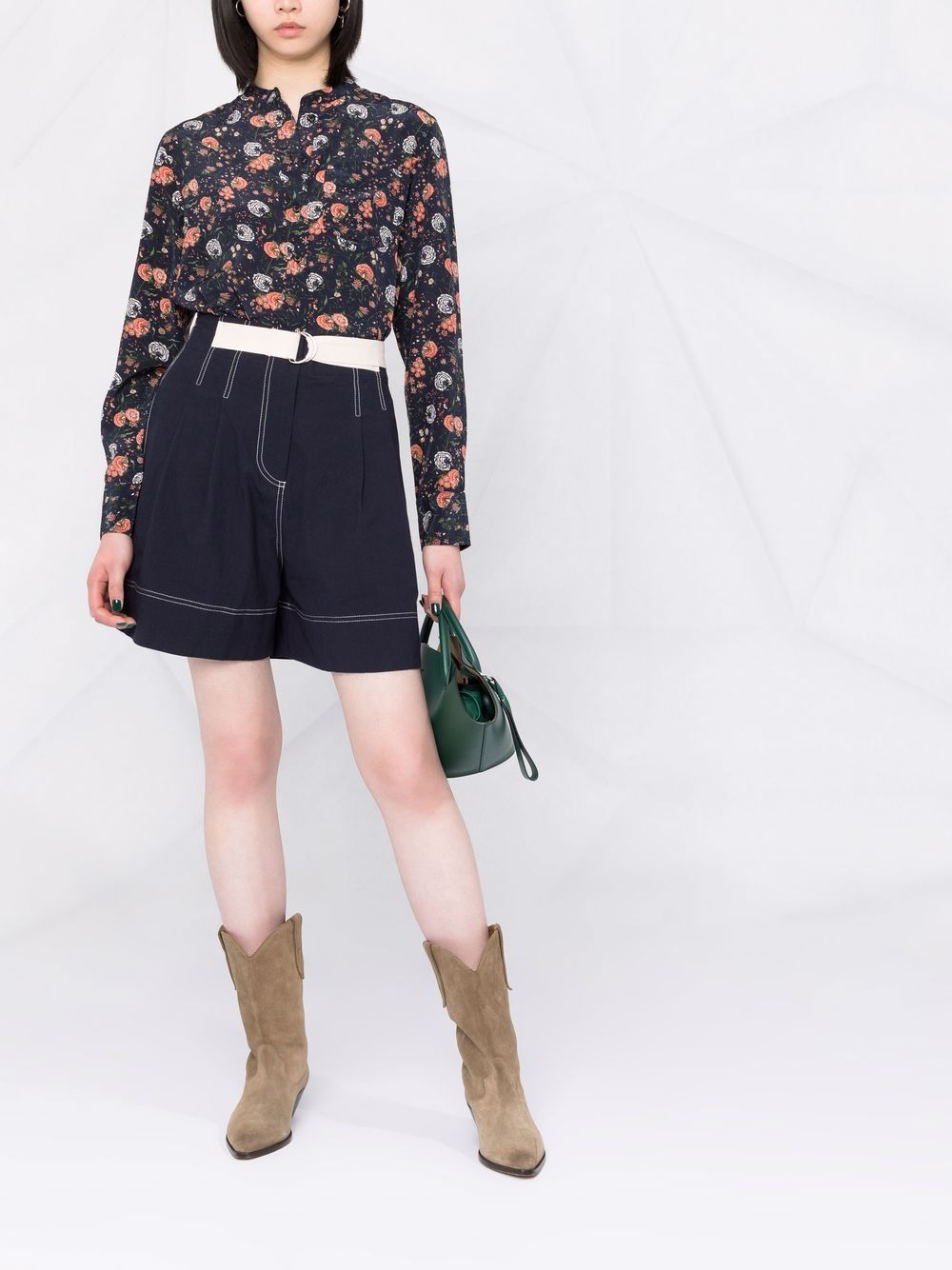 ISABEL MARANT Floral-print Silk Blouse - Farfetch