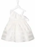 La Stupenderia sleeveless flared dress - White