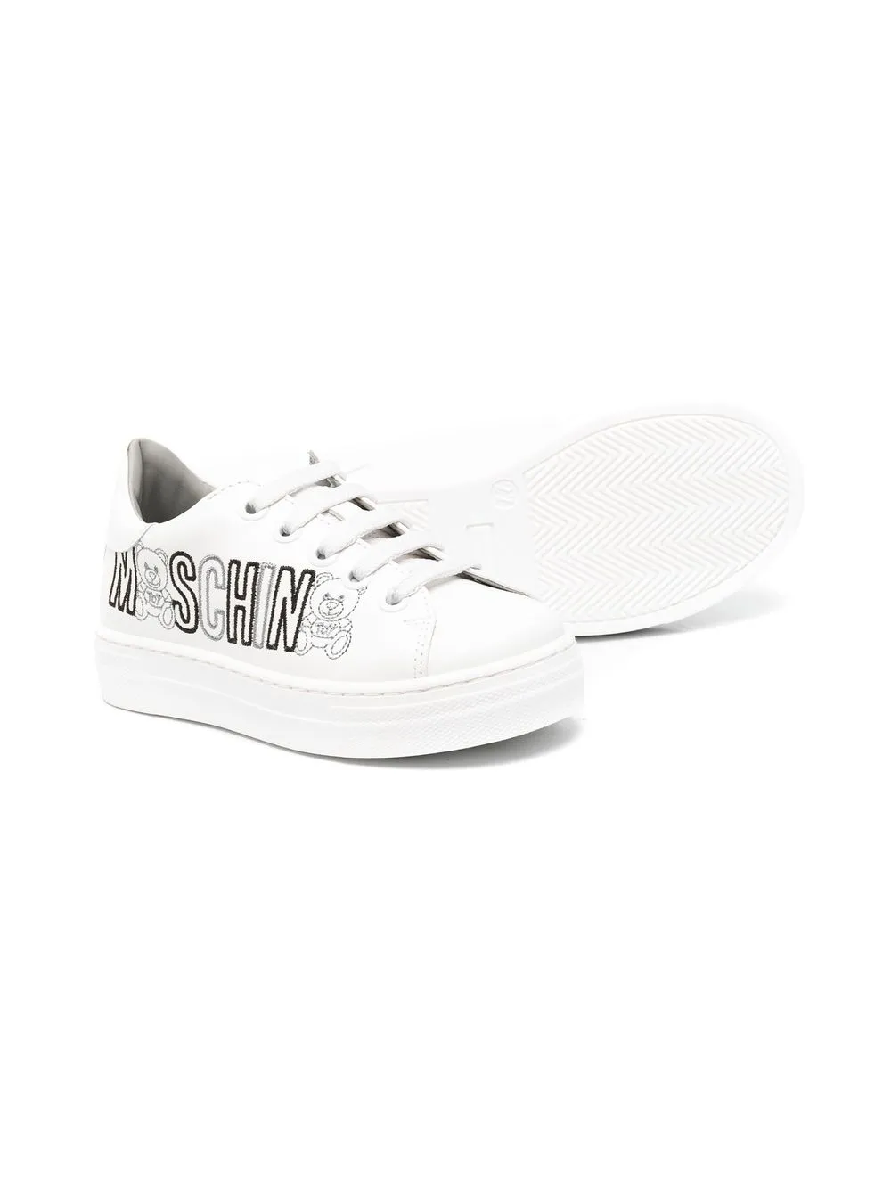 Moschino Kids Low-top sneakers - Wit