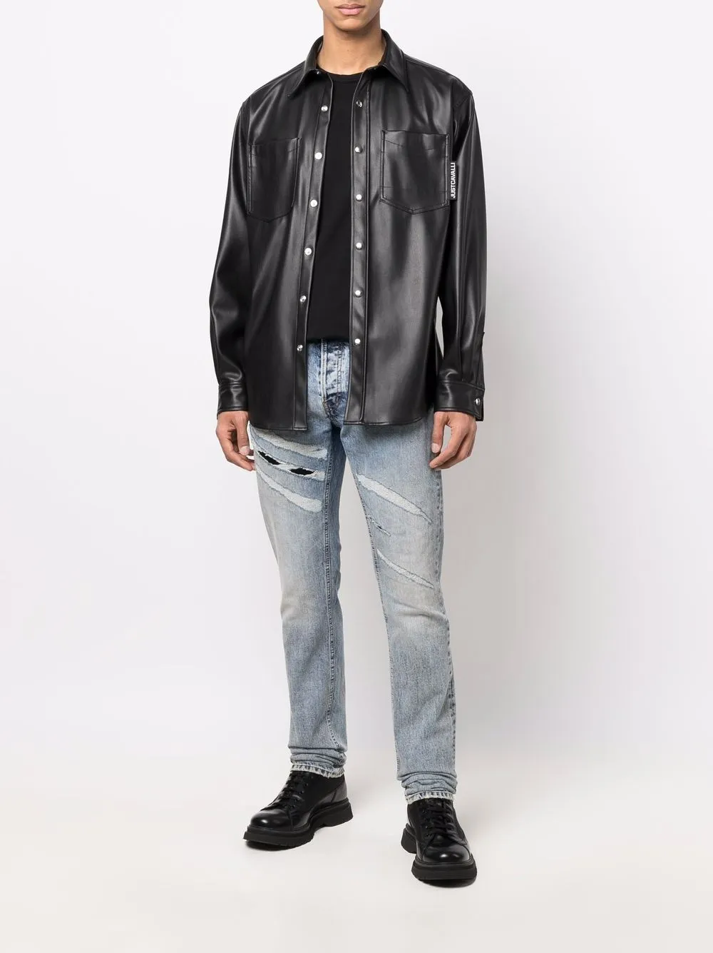 Just Cavalli Straight jeans - Blauw