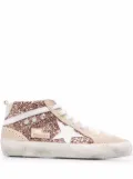 Golden Goose Mid Star glitter sneakers - Pink