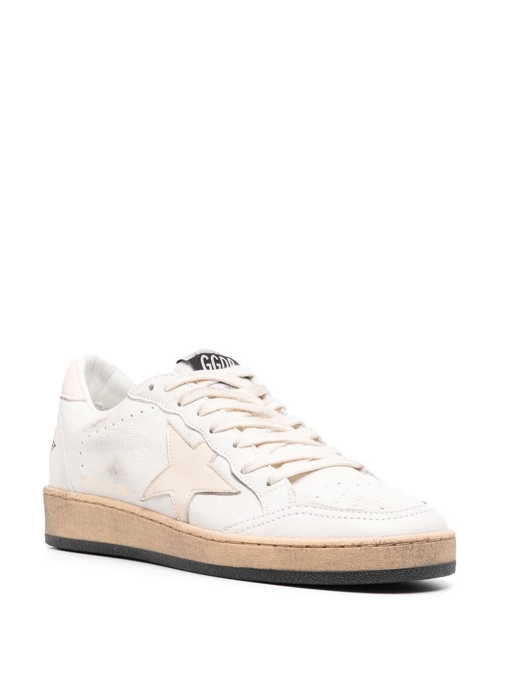 Image 2 of Golden Goose White Ball Star Low-Top Sneakers