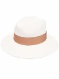 Borsalino wide-brim straw hat - Neutrals