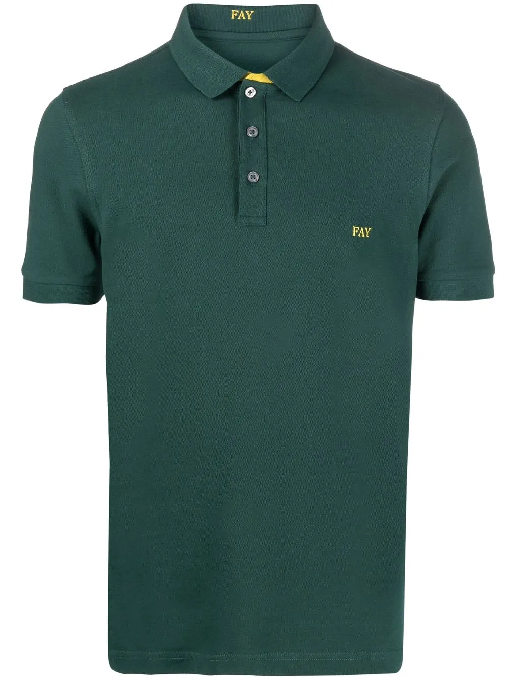 

Fay playera tipo polo manga corta - Verde