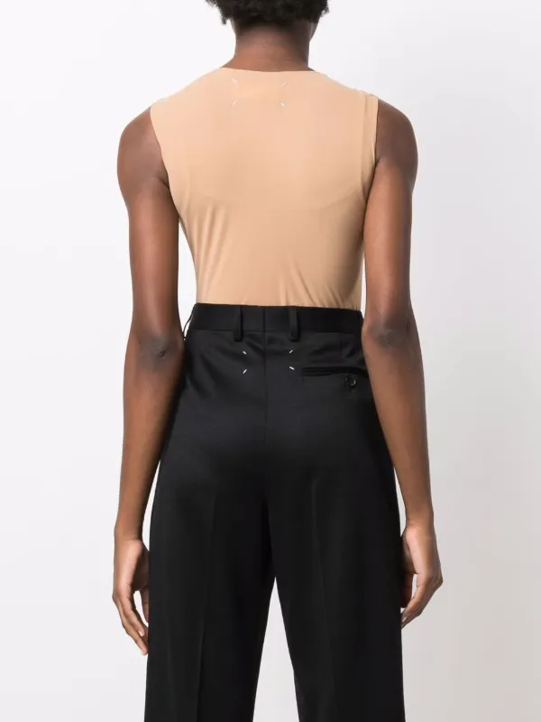 Sleeveless Jersey Bodysuit