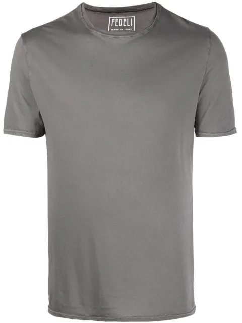 Fedeli short-sleeved cotton T-shirt