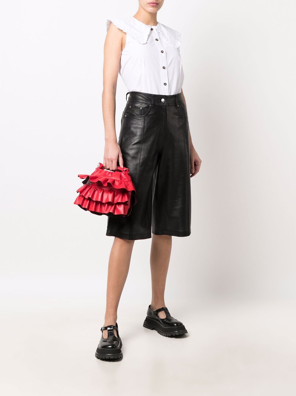 фото Comme des garçons girl small ruffled tote bag