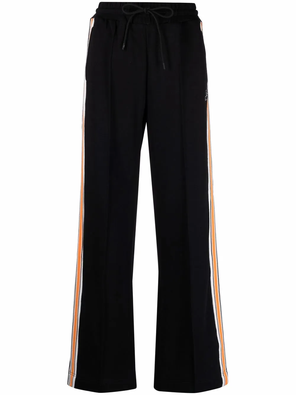 

MSGM pantalones con rayas laterales - Negro