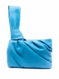 AMBUSH Nejiri leather wrist clutch bag - Blue