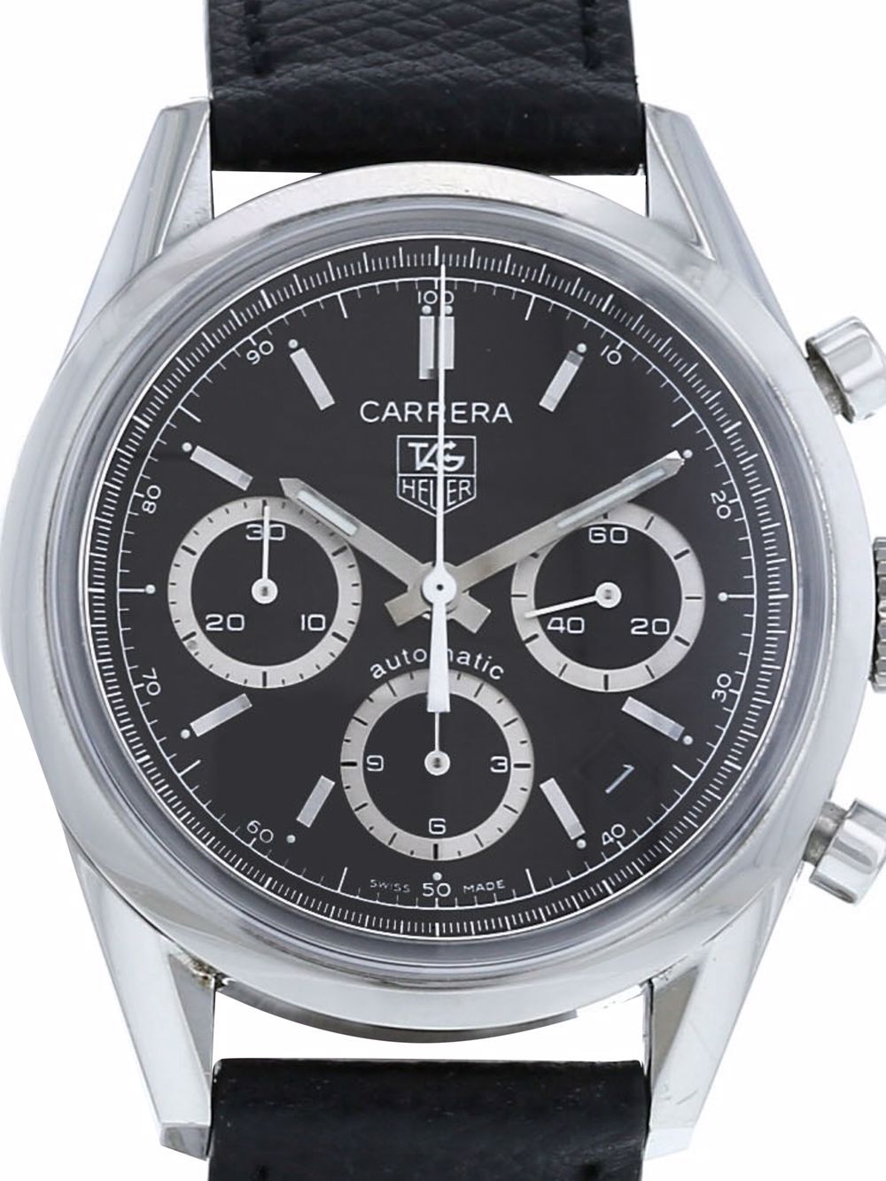 фото Tag heuer наручные часы carrera automatic chronograph pre-owned 38 мм 2003-го года