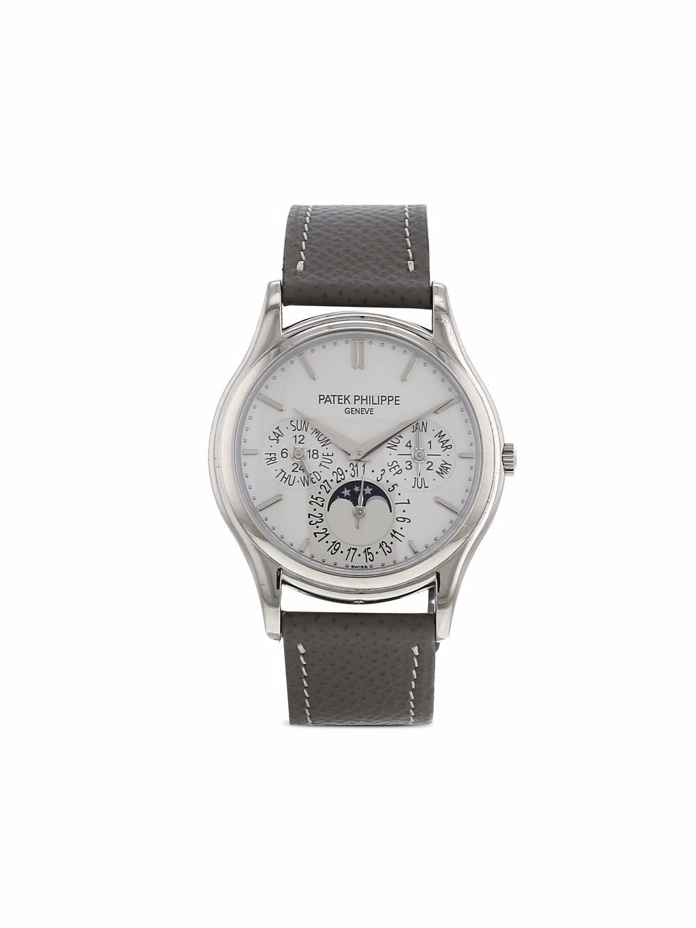 фото Patek philippe наручные часы perpetual calendar pre-owned 37 мм 2009-го года