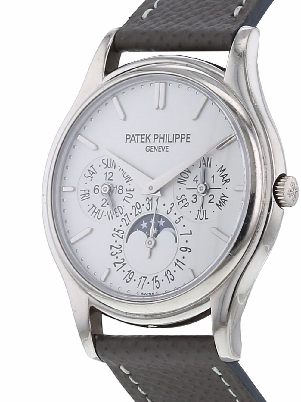 фото Patek philippe наручные часы perpetual calendar pre-owned 37 мм 2009-го года