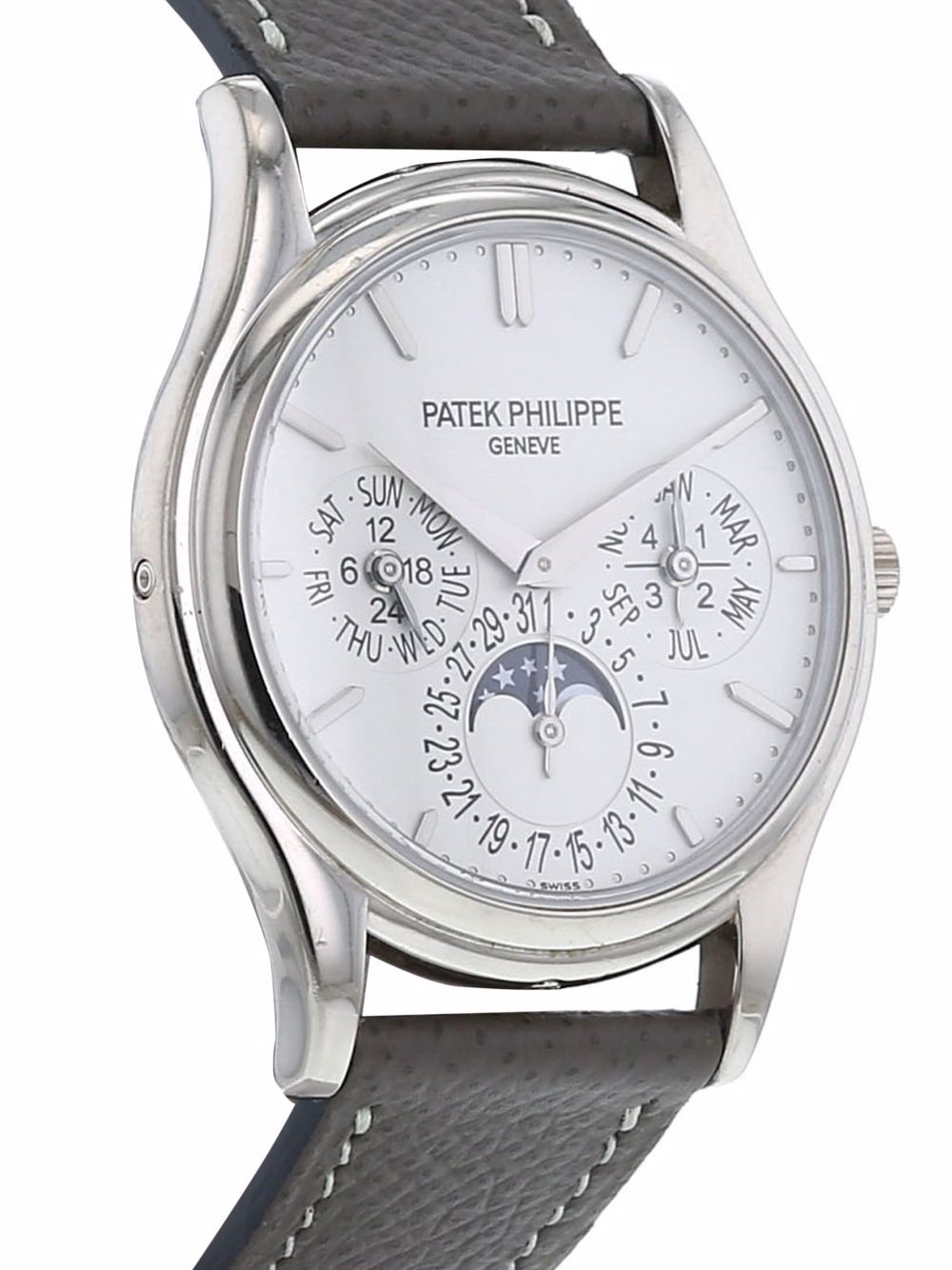 фото Patek philippe наручные часы perpetual calendar pre-owned 37 мм 2009-го года