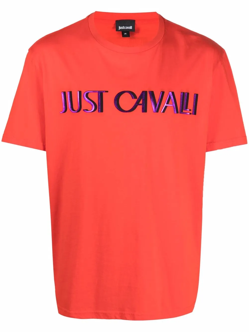 

Just Cavalli playera con logo estampado en 3D - Rojo