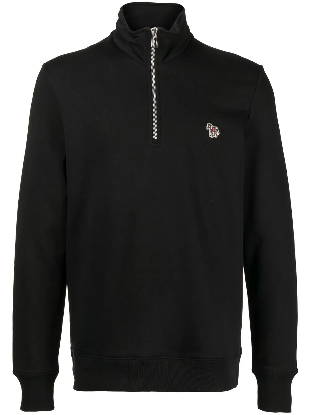 

PS Paul Smith sudadera con parche de cebra - Negro