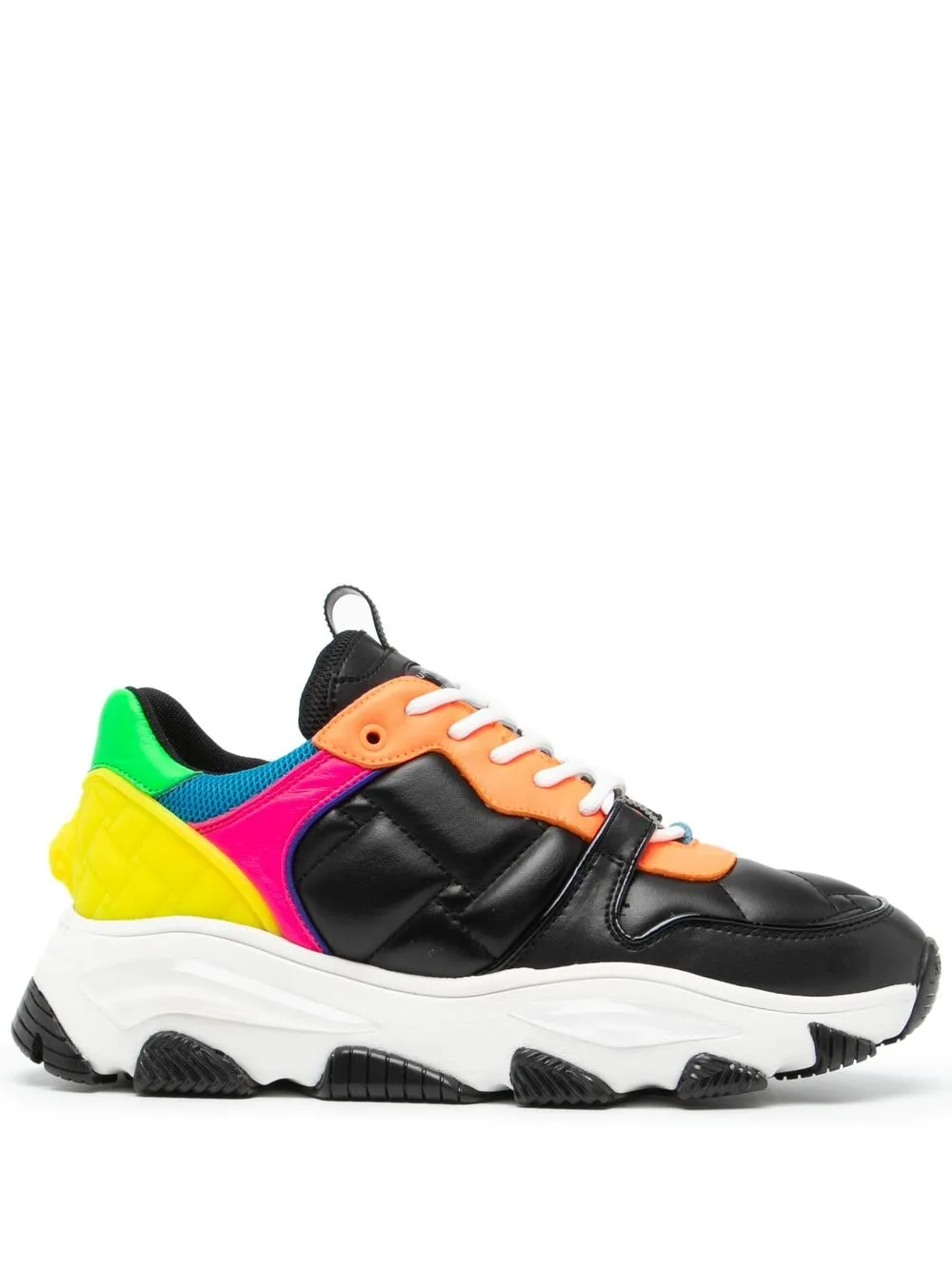 

Kurt Geiger London colour-block lace-up trainers - Black