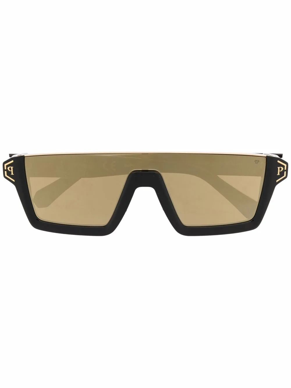 

Philipp Plein Eyewear lentes de sol Mask - Negro