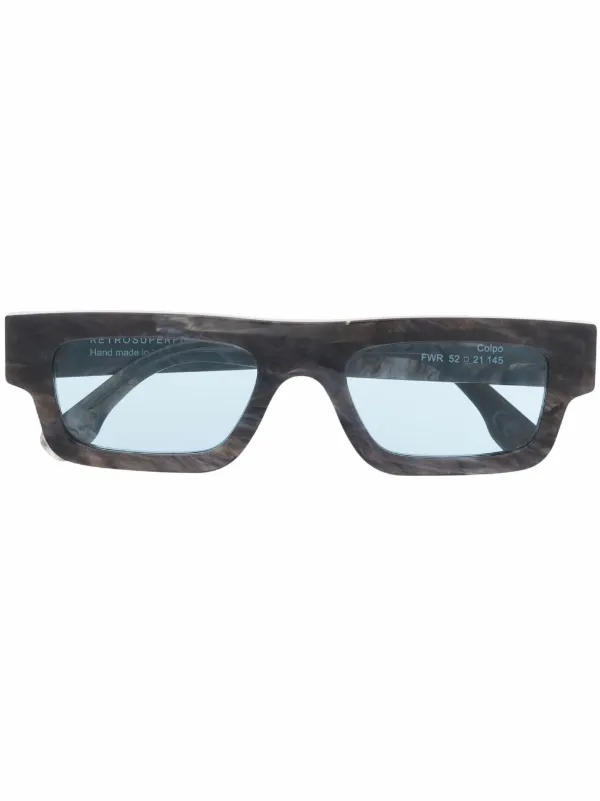Retrosuperfuture Colpo rectangular-frame Sunglasses - Farfetch
