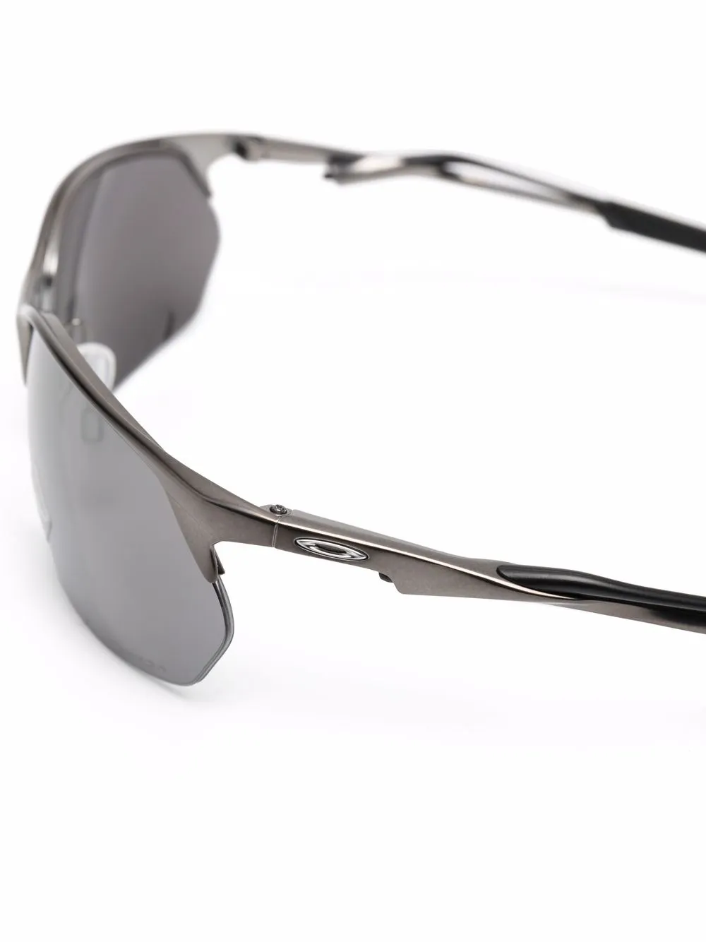 Oakley Zonnebril met cat-eye montuur Zilver