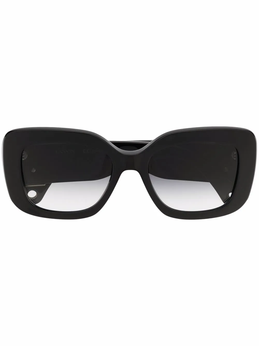 

Lanvin lentes de sol con armazón oversize - Negro