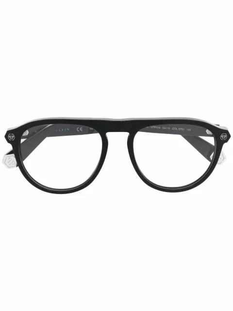 Philipp Plein Eyewear lentes con armazón redonda