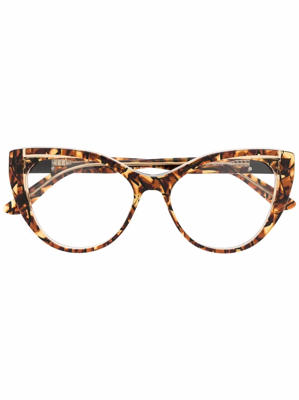 

Karl Lagerfeld lentes cat eye con efecto carey - Dorado
