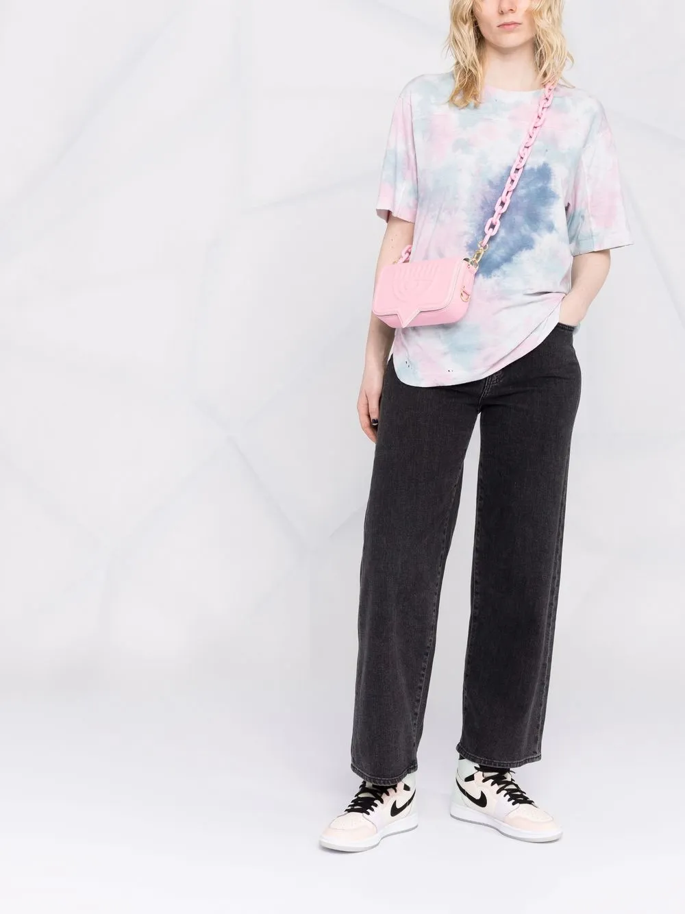Chiara Ferragni Eyelike kleine schoudertas - Roze