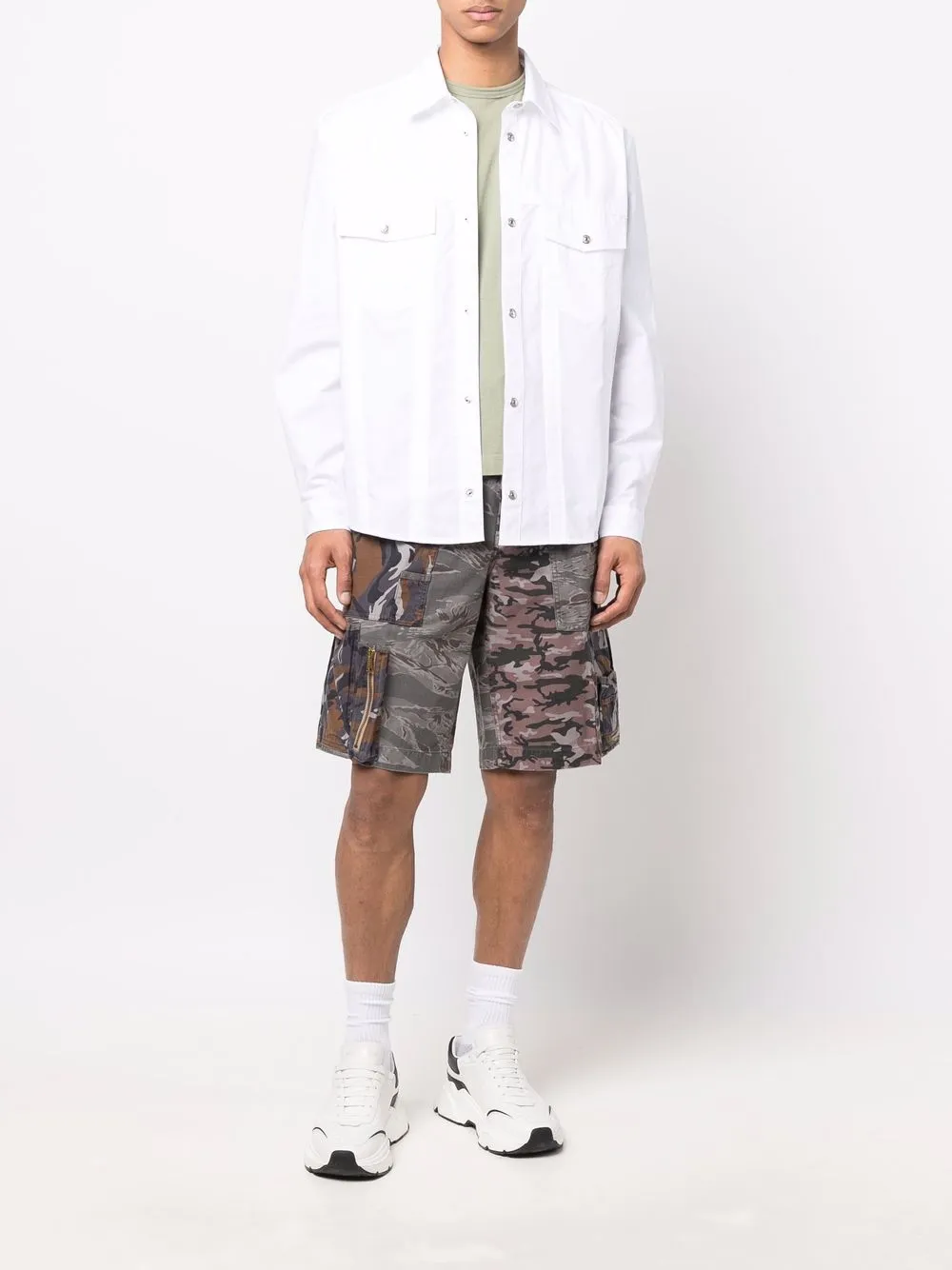 Diesel camouflage-print Bermuda Shorts - Farfetch