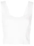 A.L.C. Jordana cropped top - White