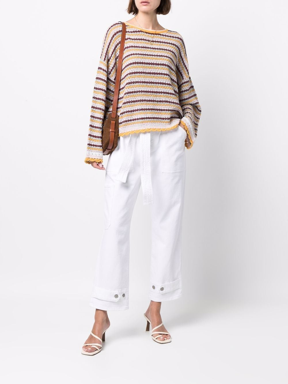 See By Chloé Striped Knitted Jumper - Farfetch