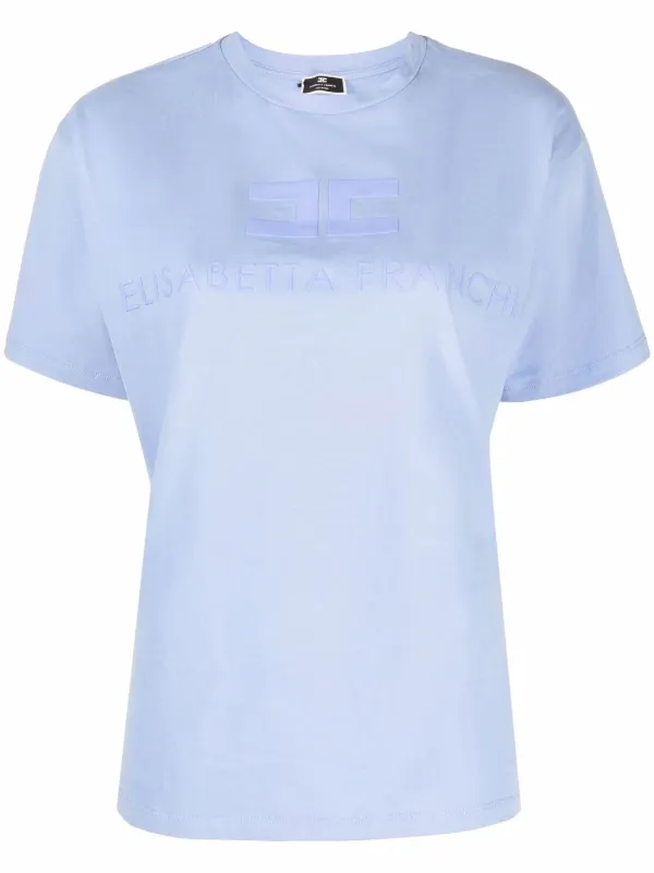 Elisabetta Franchi logo-print Cotton T-shirt - Farfetch