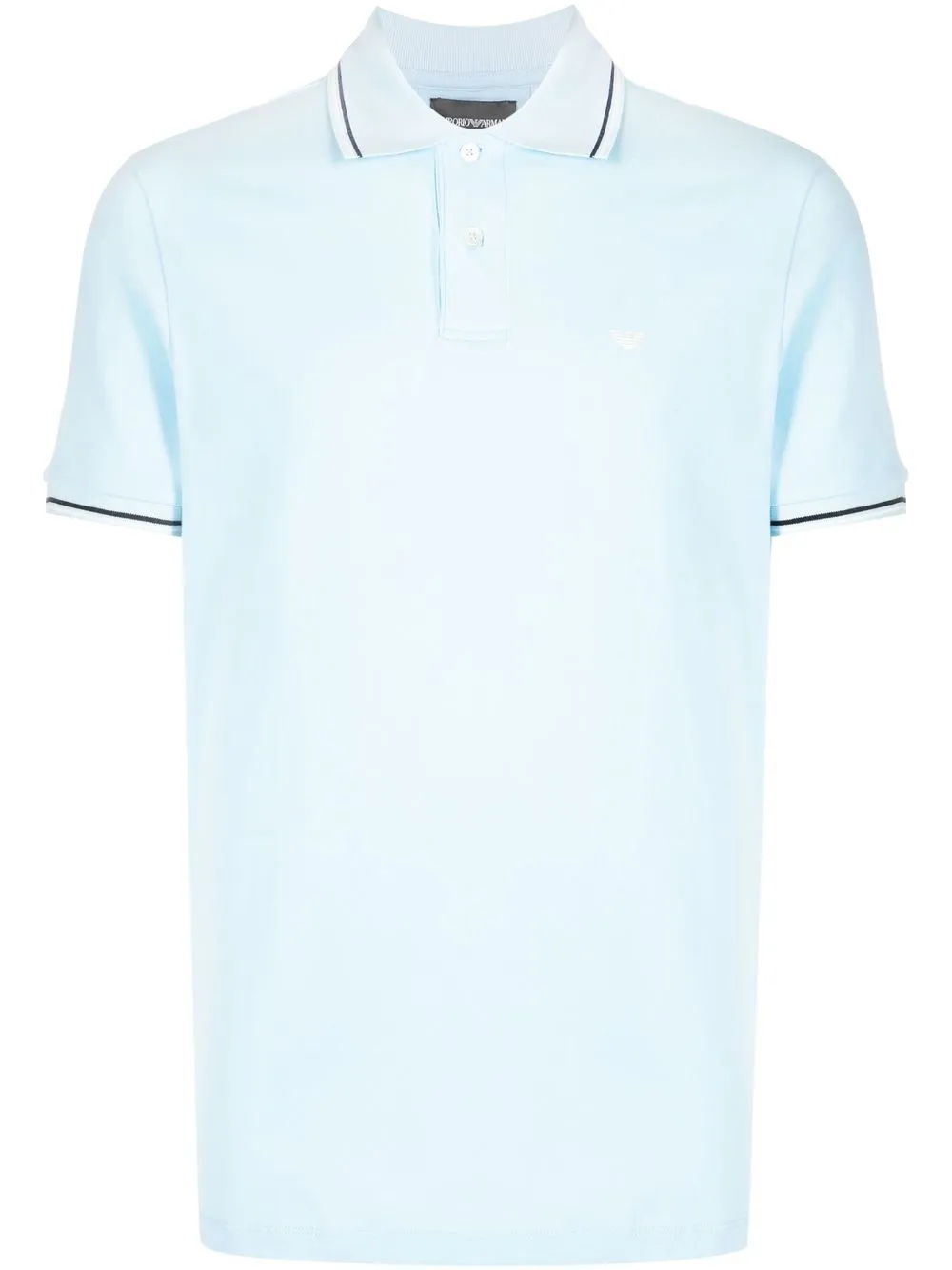 EMPORIO ARMANI LOGO EMBROIDERED POLO SHIRT