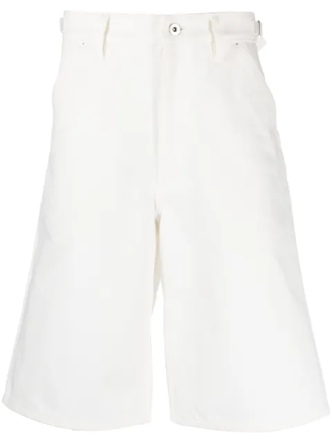 Jil Sander high-waisted A-line bermuda shorts
