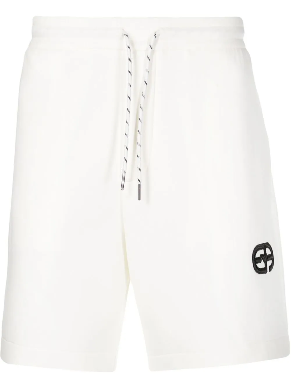 

Emporio Armani shorts con logo bordado - Blanco