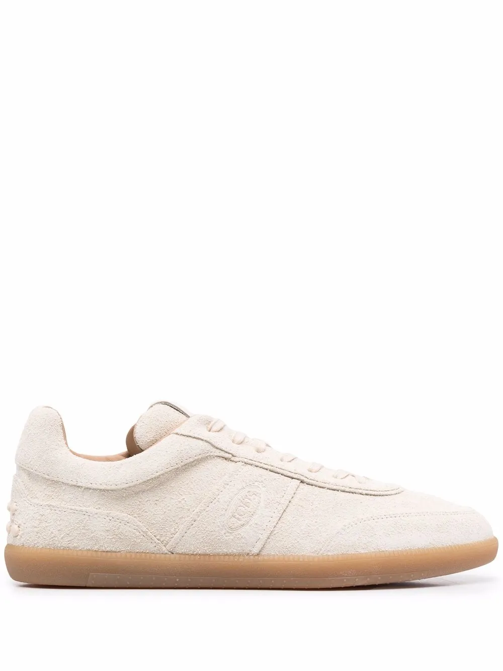 

Tod's tenis bajos con logo en relieve - Blanco