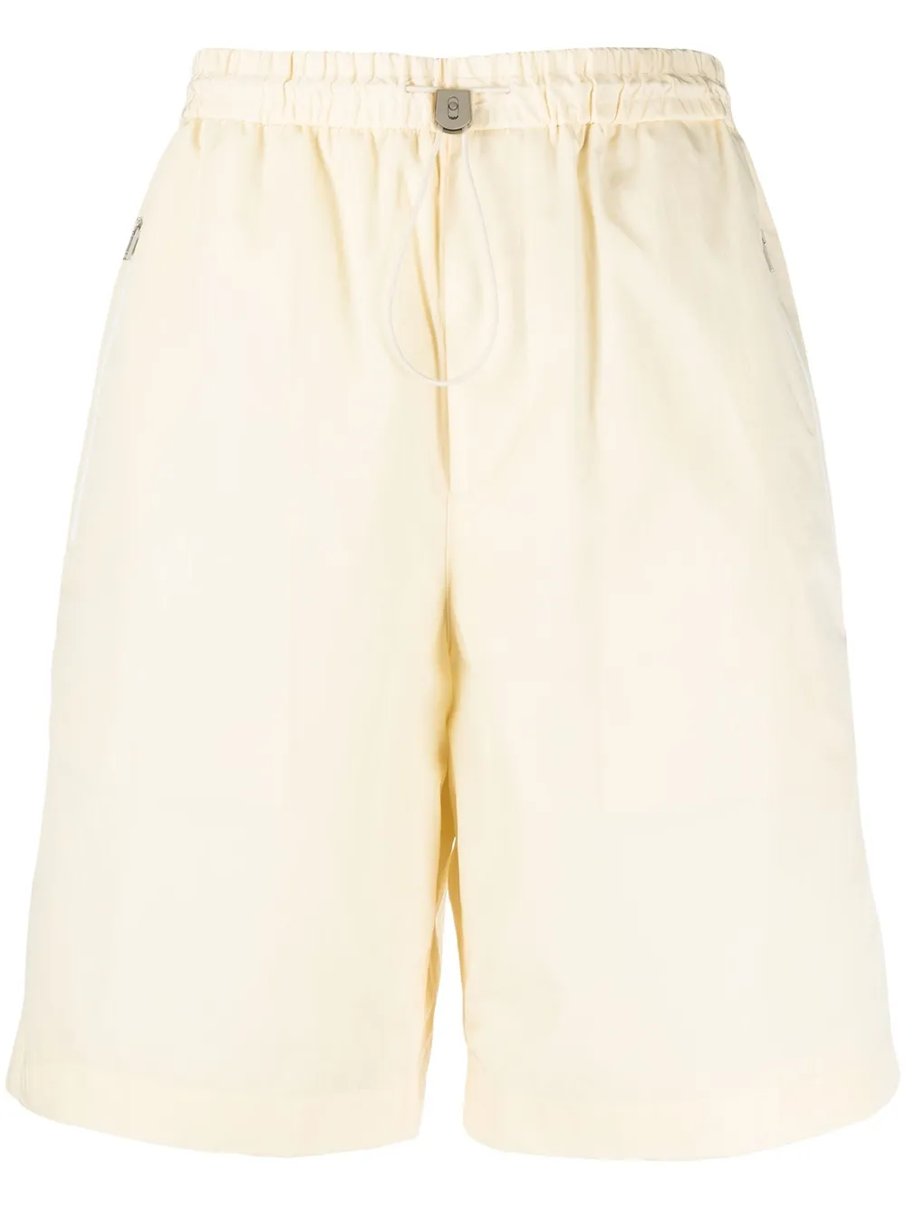 

Jil Sander shorts con cordón en la pretina - Amarillo