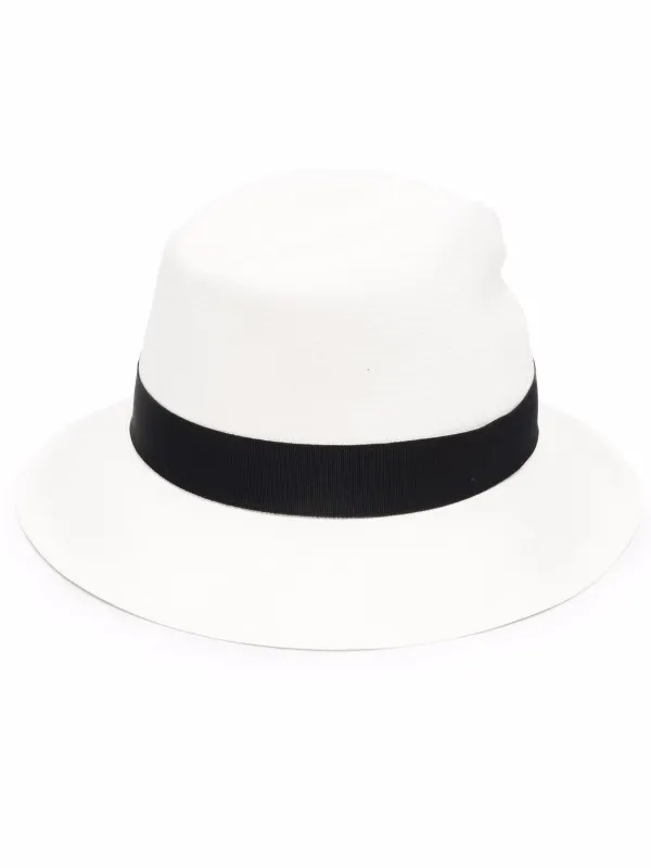 Borsalino wide-brim Straw Hat - Farfetch